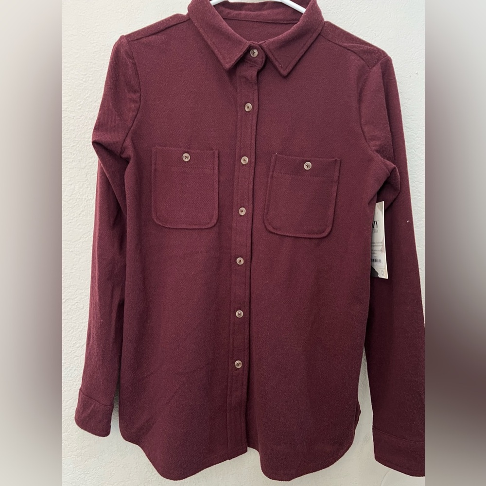 Dictionary Shirt Flannel Button Men’s - Long Sleeve Size S